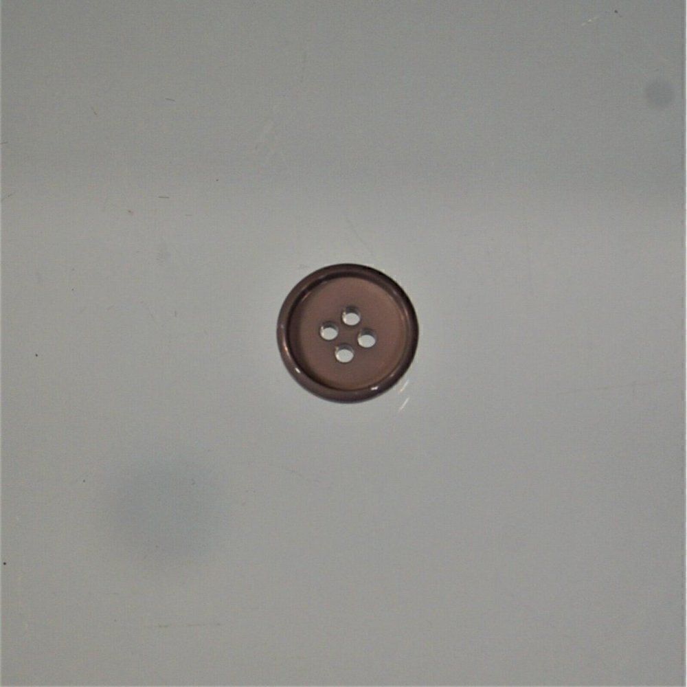 Missoni Replacement Button 4 Hole Gray Plastic Button - Picture 3 of 8